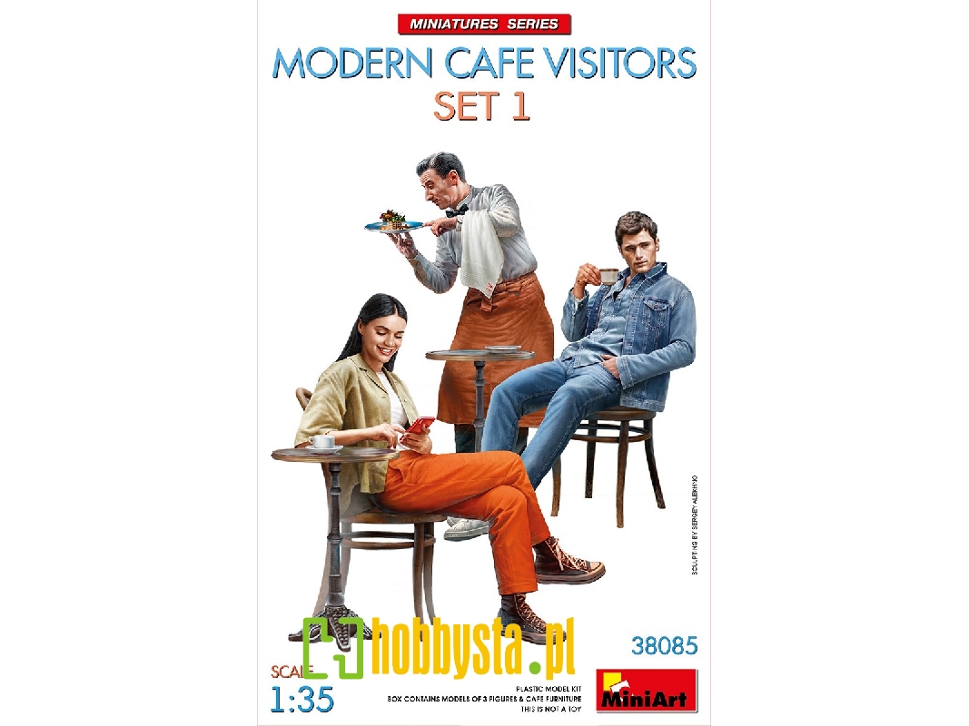 Modern Cafe Visitors Set 1 - zdjęcie 1 Modern Cafe Visitors Set 1 - zdjęcie 1