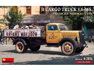 3t Cargo Truck 3,6-36s. Pritsche-normal-type - zdjęcie 1