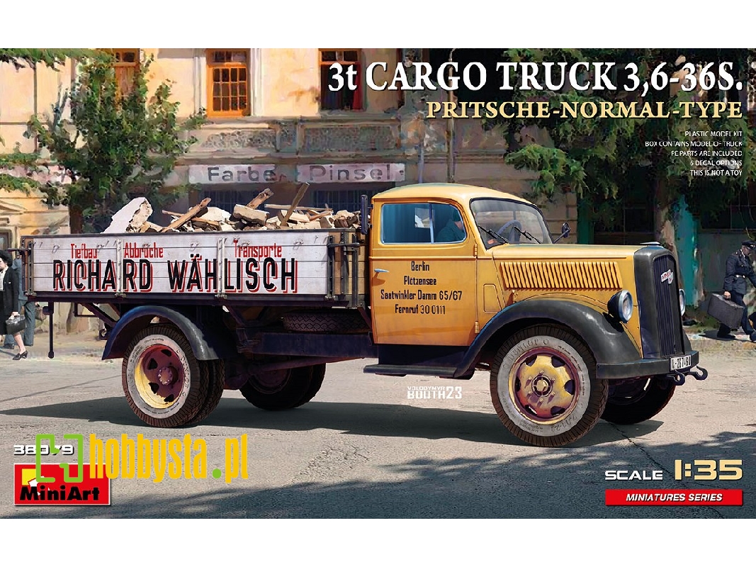 3t Cargo Truck 3,6-36s. Pritsche-normal-type - zdjęcie 1 3t Cargo Truck 3,6-36s. Pritsche-normal-type - zdjęcie 1