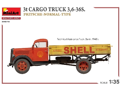 3t Cargo Truck 3,6-36s. Pritsche-normal-type - zdjęcie 3