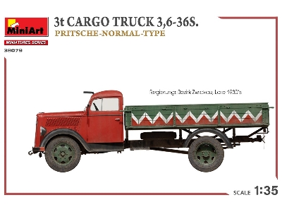 3t Cargo Truck 3,6-36s. Pritsche-normal-type - zdjęcie 4