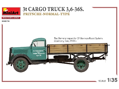 3t Cargo Truck 3,6-36s. Pritsche-normal-type - zdjęcie 6