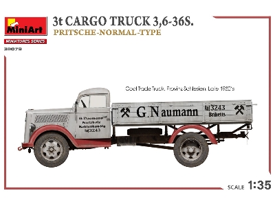 3t Cargo Truck 3,6-36s. Pritsche-normal-type - zdjęcie 7