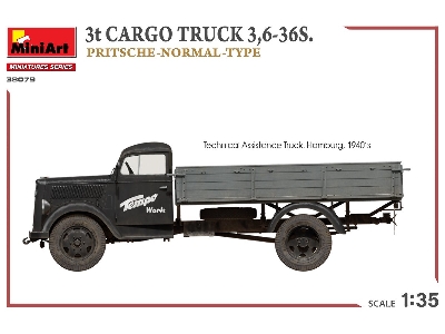 3t Cargo Truck 3,6-36s. Pritsche-normal-type - zdjęcie 8
