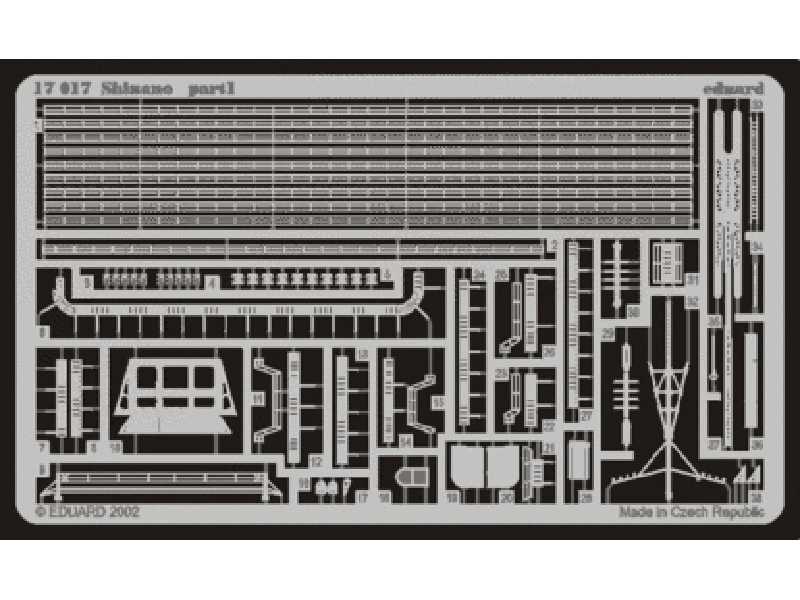  Shinano 1/700 - Tamiya - blaszki - zdjęcie 1