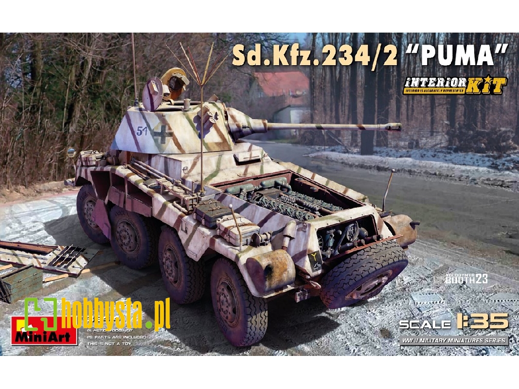 Sd.Kfz. 234/2 Puma. Interior Kit - zdjęcie 1 Sd.Kfz. 234/2 Puma. Interior Kit - zdjęcie 1
