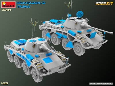 Sd.Kfz. 234/2 Puma. Interior Kit - zdjęcie 21