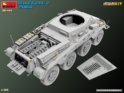 Sd.Kfz. 234/2 Puma. Interior Kit - zdjęcie 24