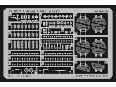  U-Boat VIID 1/144 - Revell - blaszki - zdjęcie 3