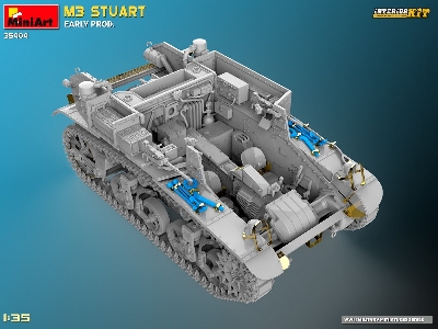 M3 Stuart Early Prod. Interior Kit - zdjęcie 11