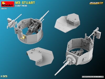M3 Stuart Early Prod. Interior Kit - zdjęcie 15