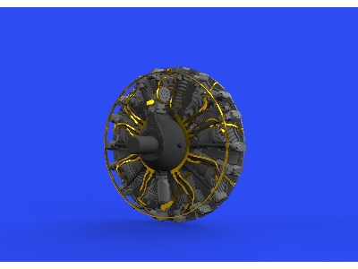 B-17F engines 1/48 - EDUARD - zdjęcie 3