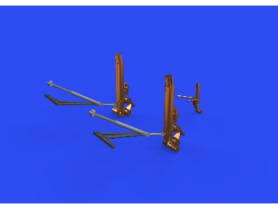 B-17F undercarriage legs BRONZE 1/48 - EDUARD - zdjęcie 1