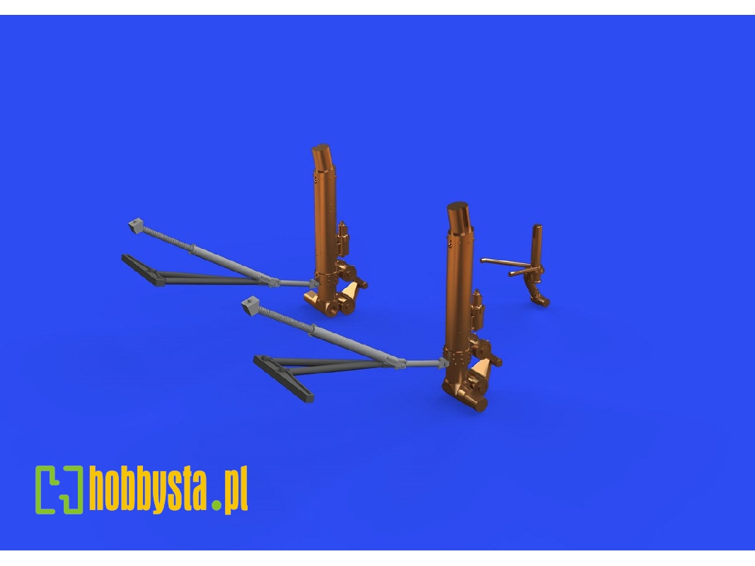 B-17F undercarriage legs BRONZE 1/48 - EDUARD - zdjęcie 1 B-17F undercarriage legs BRONZE 1/48 - EDUARD - zdjęcie 1