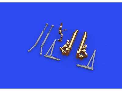 B-17F undercarriage legs BRONZE 1/48 - EDUARD - zdjęcie 4