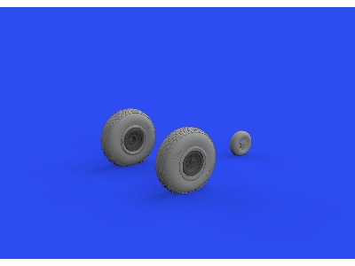 B-17F wheels block tread 1/48 - EDUARD - zdjęcie 5