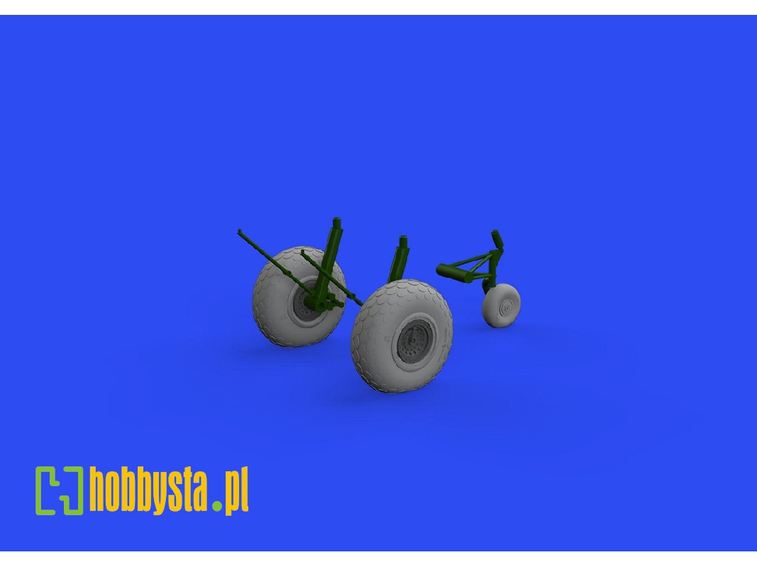 B-17F wheels oval tread 1/48 - EDUARD - zdjęcie 1 B-17F wheels oval tread 1/48 - EDUARD - zdjęcie 1
