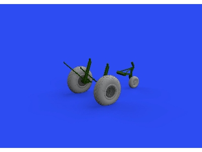 B-17F wheels oval tread 1/48 - EDUARD - zdjęcie 2