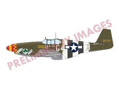 P-51B Mustang Birdcage canopy 1/48 - zdjęcie 23