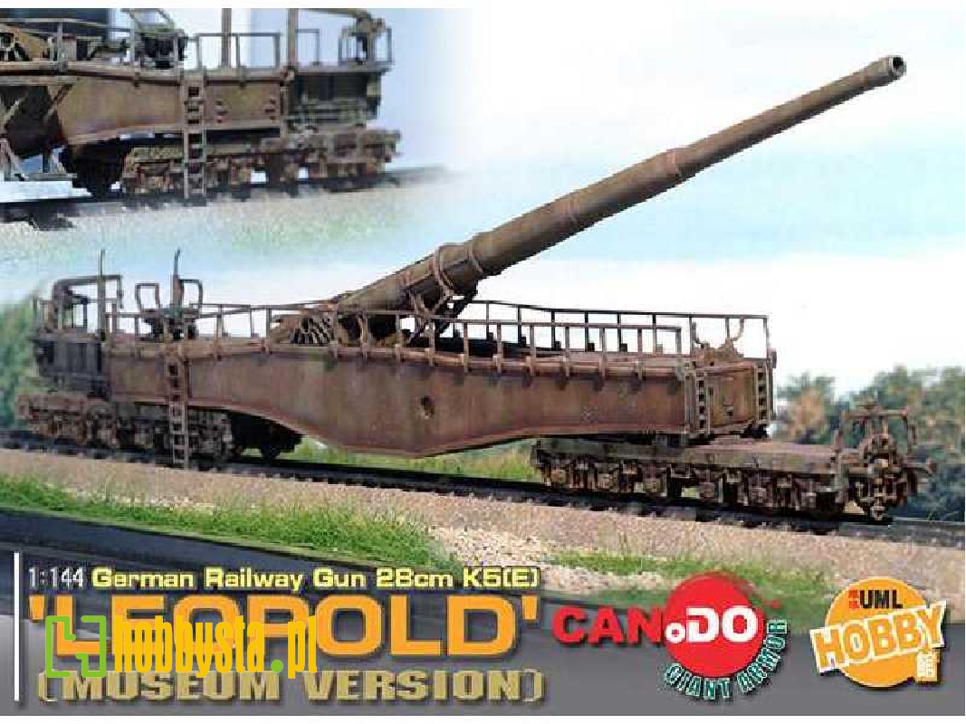 German 28cm Railway Gun Leopold - PĘKNIĘTA GABLOTKA - zdjęcie 1 German 28cm Railway Gun Leopold - PĘKNIĘTA GABLOTKA - zdjęcie 1