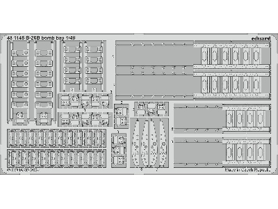 B-26B bomb bay 1/48 - ICM - zdjęcie 1