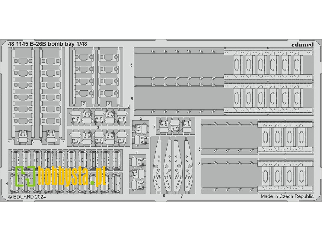 B-26B bomb bay 1/48 - ICM - zdjęcie 1 B-26B bomb bay 1/48 - ICM - zdjęcie 1