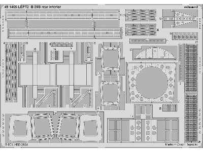 B-26B rear interior 1/48 - ICM - zdjęcie 2