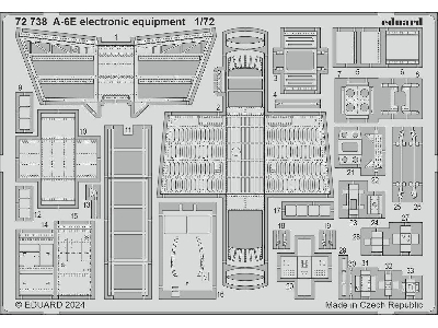 A-6E electronic equipment 1/72 - TRUMPETER - zdjęcie 1
