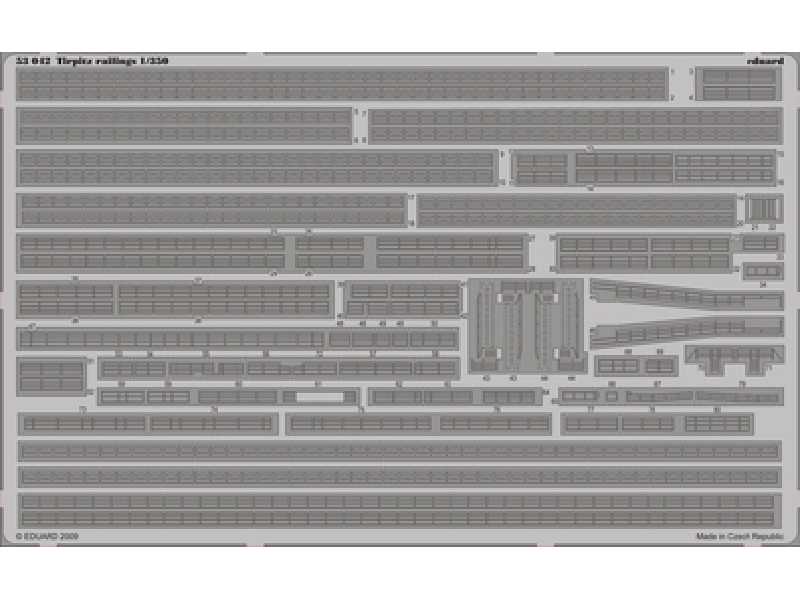  Tirpitz railings 1/350 - Revell - blaszki - zdjęcie 1