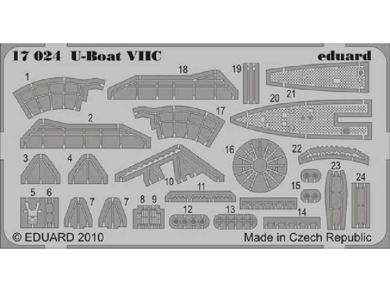 U-Boat VIIC 1/350 - Revell - blaszki - zdjęcie 1 U-Boat VIIC 1/350 - Revell - blaszki - zdjęcie 1