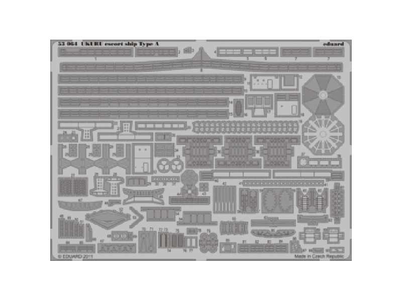  UKURU escort ship Type A 1/350 - Pit Road - blaszki - zdjęcie 1