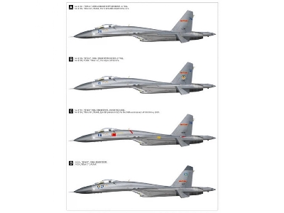 Su-27 'flanker B' Heavy Fighter 'service In China 30th Anniversary' - zdjęcie 7