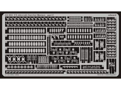  US Aircraft Carrier  Hornet 1/350 - Trumpeter - blaszki - zdjęcie 3