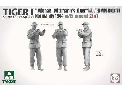 Tiger I Sd.Kfz.181 Pz.Kpfw.Vi Ausf.E 'michael Wittmann's Tiger' Normandy 1944 - Late/Late Command-production With Zimmerit (2 In