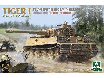 Tiger I Sd.Kfz.181 Pz.Kpfw.Vi Ausf.E - Early-production Model With Steel Wheels And Zimmerit, Gruppe 'fehrmann' - zdjęcie 1
