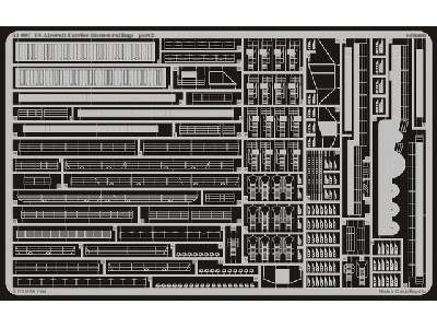 US Aircraft Carrier  Hornet railings 1/350 - Trumpeter  blaszki - zdjęcie 3