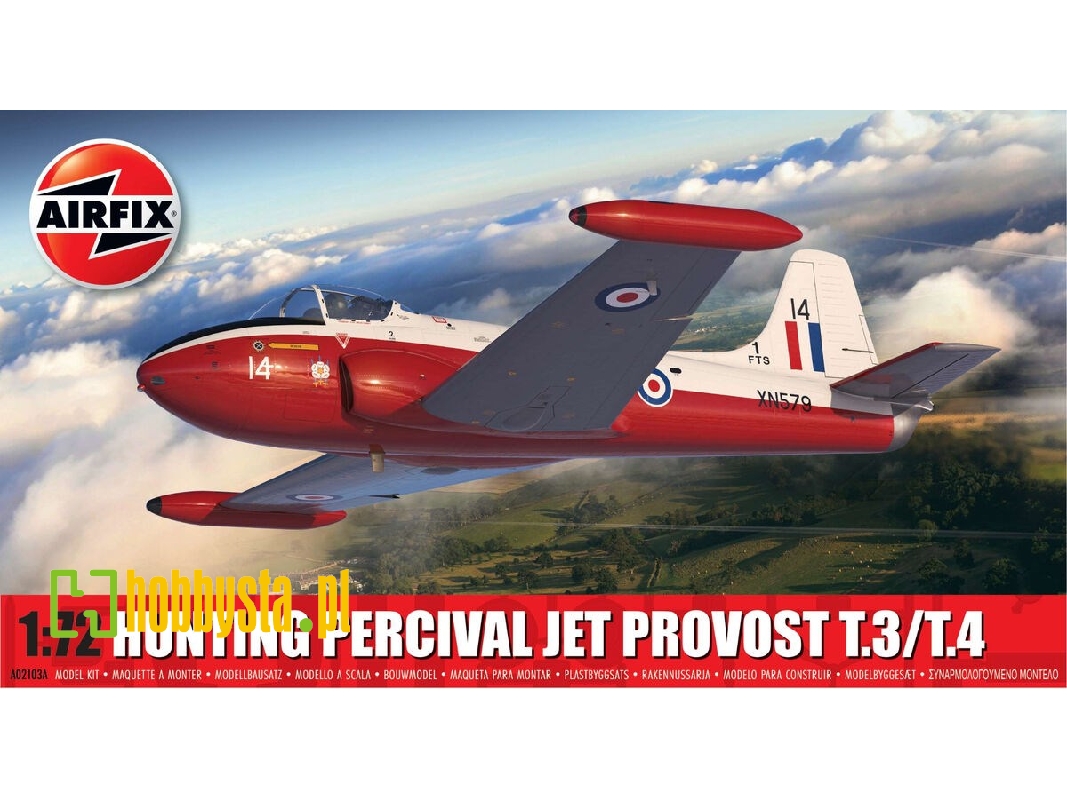 Hunting Percival Jet Provost T.3/T.4 - zdjęcie 1 Hunting Percival Jet Provost T.3/T.4 - zdjęcie 1