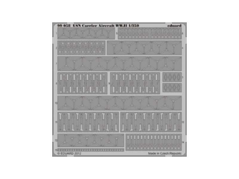 USN Aircraft accessories WWII  1/350 - blaszki - zdjęcie 1