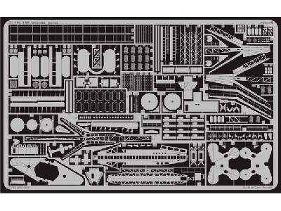  USS Arizona 1/350 - Mini Hobby Model - blaszki - zdjęcie 3