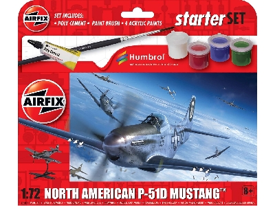 North American P-51 D Mustang Model Set (New Tooling) - zdjęcie 2