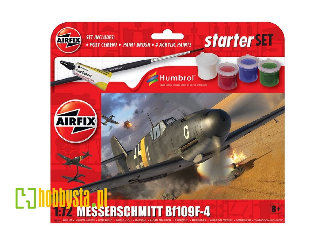 Messerschmitt Bf-109 F-4 (New Tooling) - zdjęcie 1 Messerschmitt Bf-109 F-4 (New Tooling) - zdjęcie 1