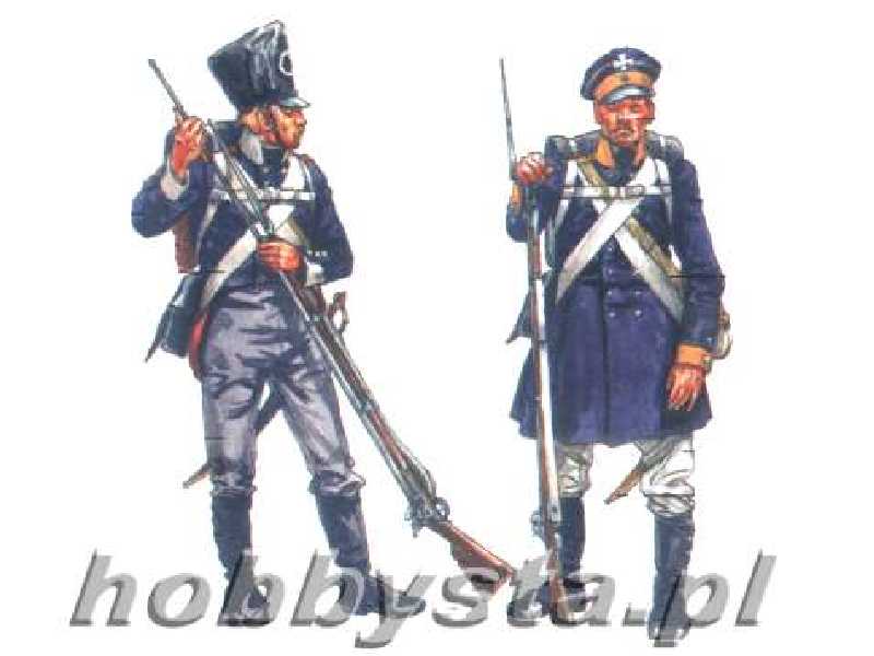 Figurki - Pruska piechota - Wojny Napoleońskie - zdjęcie 1 Figurki - Pruska piechota - Wojny Napoleońskie - zdjęcie 1