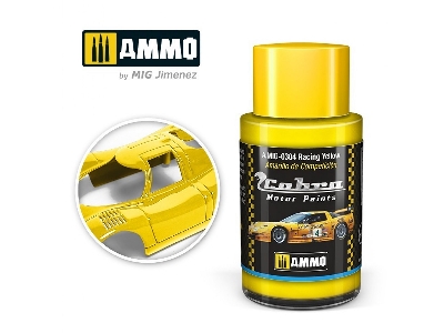 A.Mig-0304 Cobra Motor Racing Yellow - zdjęcie 1