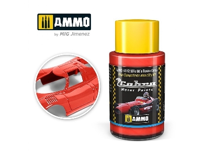 A.Mig-0312 Cobra Motor50´s 60´s Rosso Corsa - zdjęcie 1
