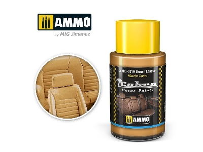 A.Mig-0319 Cobra Motor Brown Leather - zdjęcie 1