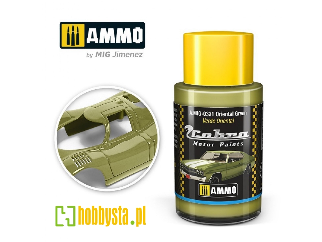 A.Mig-0321 Cobra Motor Oriental Green - zdjęcie 1 A.Mig-0321 Cobra Motor Oriental Green - zdjęcie 1