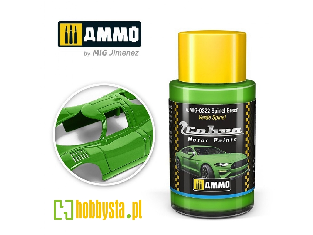 A.Mig-0322 Cobra Motor Spinel Green - zdjęcie 1 A.Mig-0322 Cobra Motor Spinel Green - zdjęcie 1