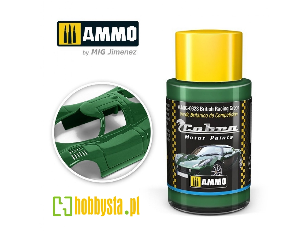 A.Mig-0323 Cobra Motor British Racing Green - zdjęcie 1