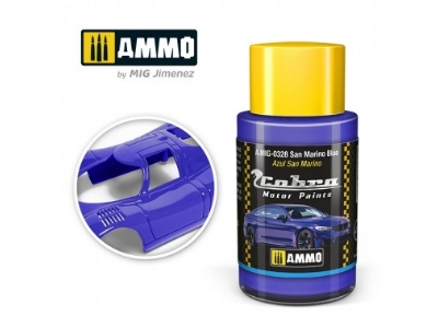 A.Mig-0328 Cobra Motor San Marino Blue - zdjęcie 1