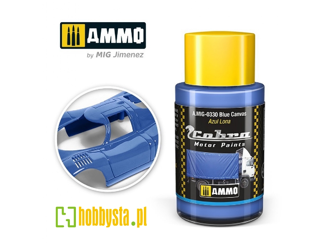 A.Mig-0330 Cobra Motor Blue Canvas - zdjęcie 1 A.Mig-0330 Cobra Motor Blue Canvas - zdjęcie 1